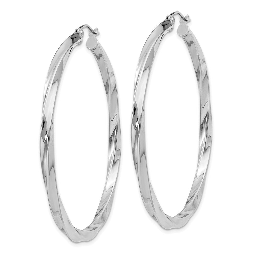 Sterling Silver Polished Bead & Elongated Oval Dangle Earrings