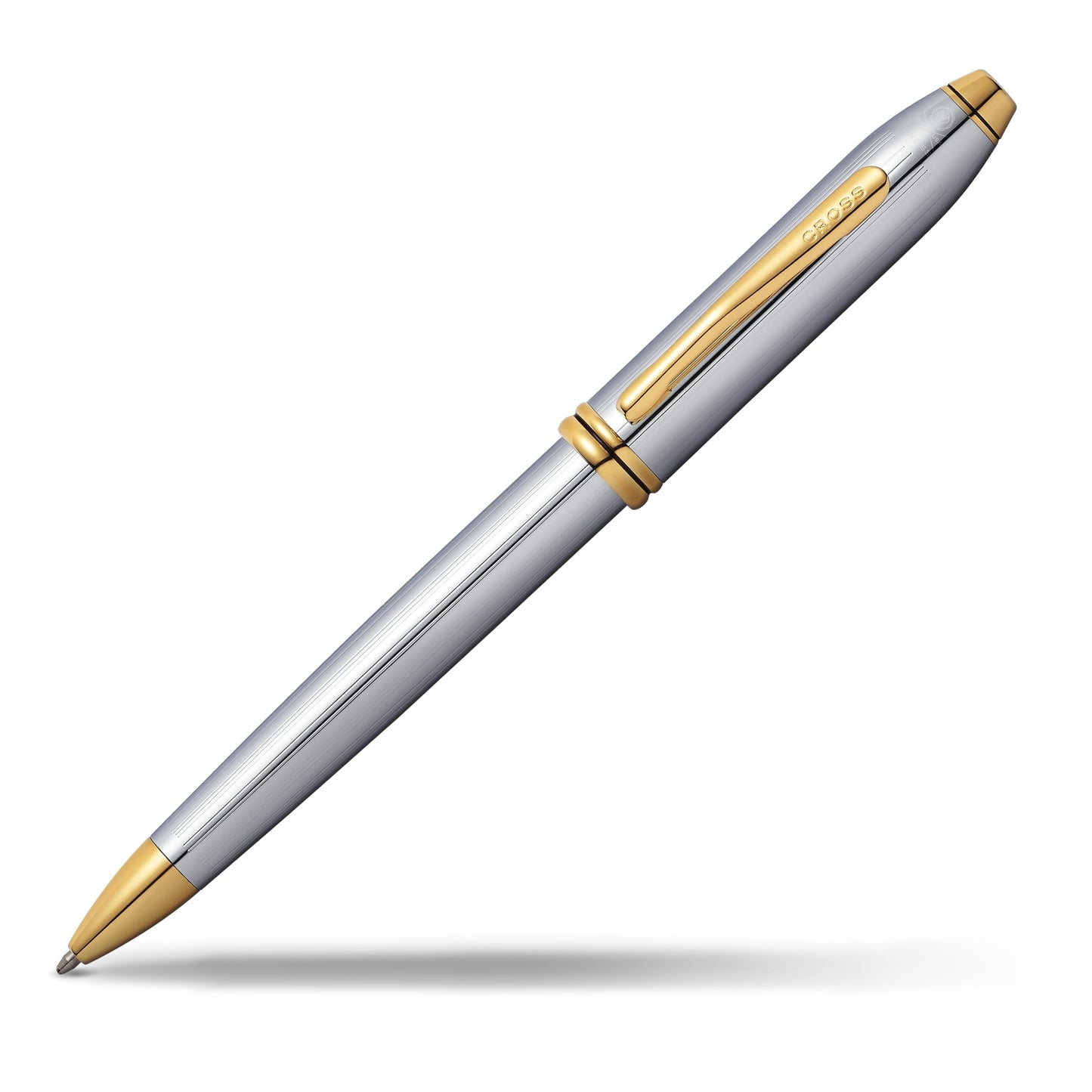 Cross Townsend Medalist Refillable Ballpoint Pen, Medium Ballpen, 23 Carat Gold-Plated Appointments, Includes Luxury Gift Box