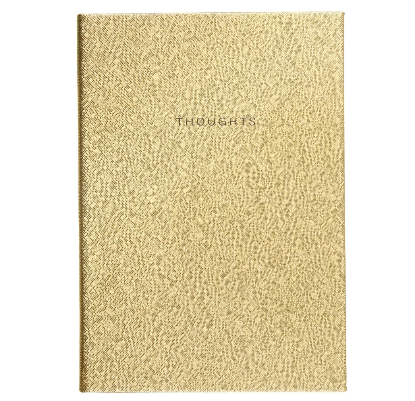 Eccolo Gold Thoughts Saffiano Journal