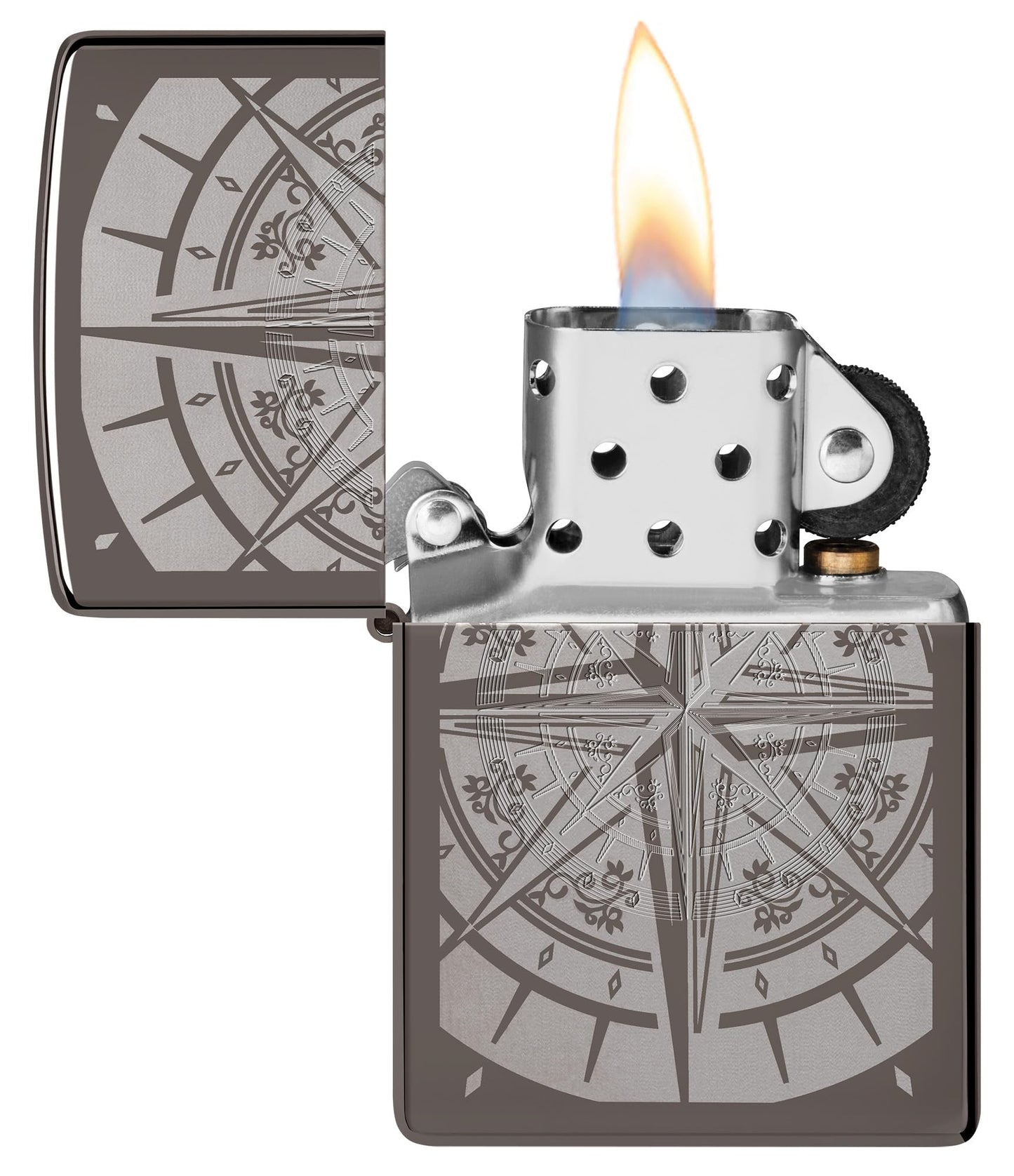 Zippo Compass Black Ice Pocket Lighter