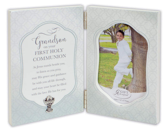 Cathedral Art Picture Frame - Grandson Communion, One Size, Multicolored