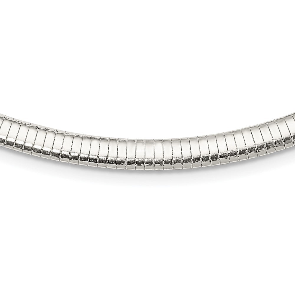 Sterling Silver 6mm Cubetto Necklace 18 Inches