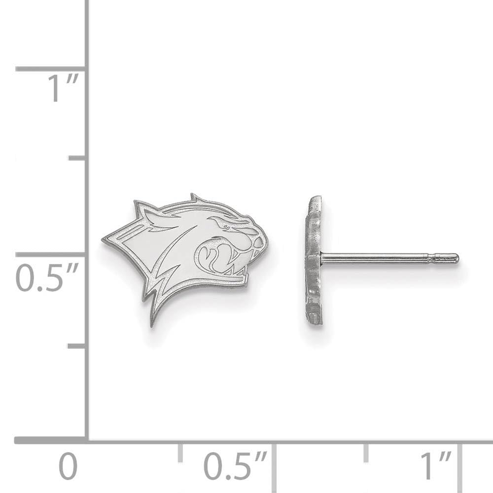 Sterling Silver Official Licensed Collegiate University of New Hampshire (UNH) XS Post Earrings