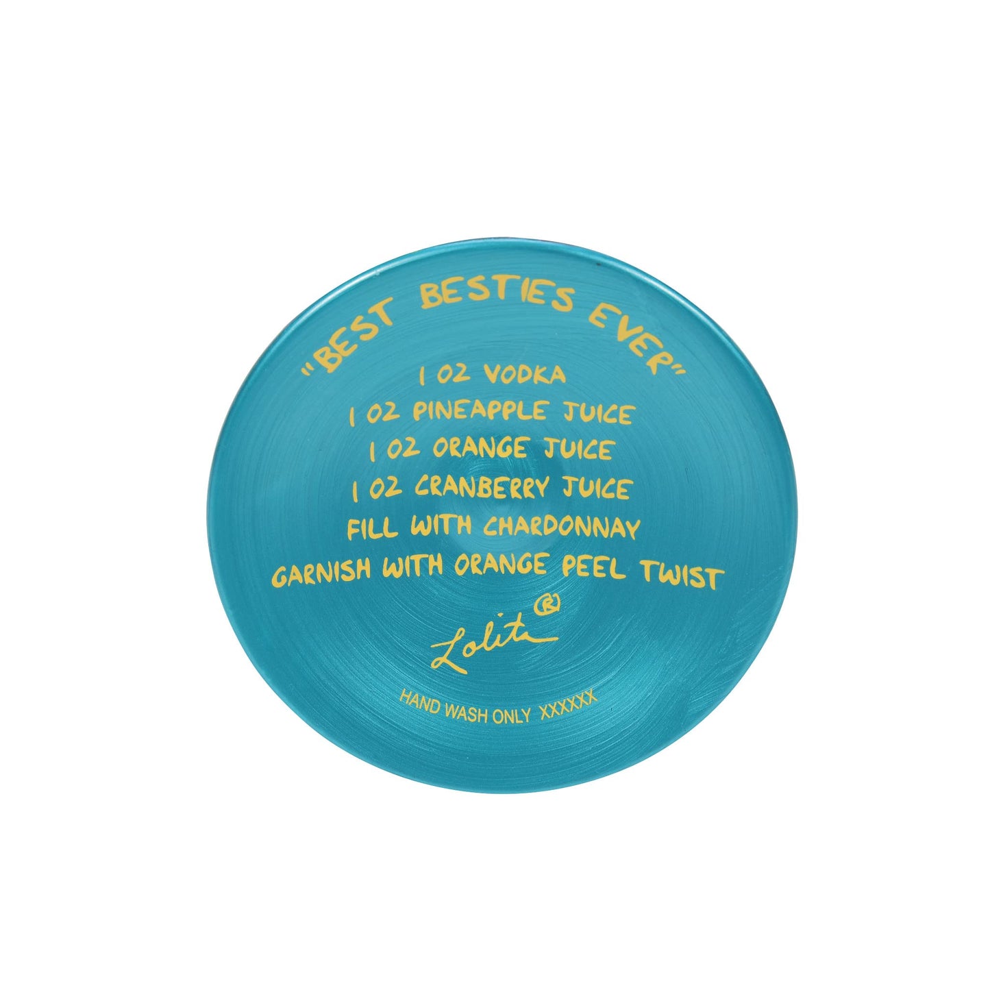 Lolita Best Besties Ever Wine Glass 9.1in H