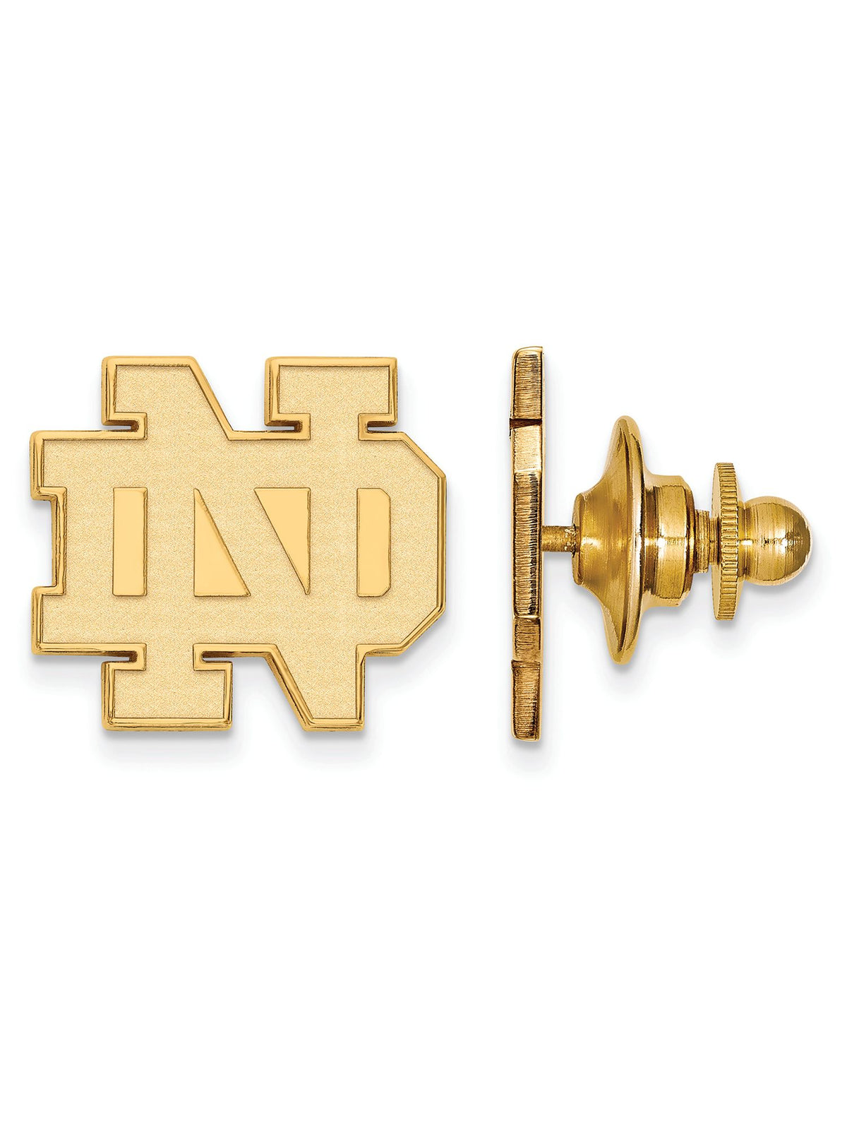 14k Yellow Gold Logoart University Of Notre Dame Tie Tac  Men