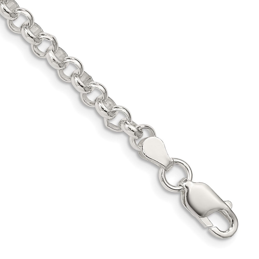 Sterling Silver 4.75mm Rolo Bracelet 7.5 inches