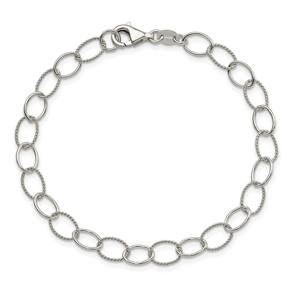 Sterling Silver Fancy Bracelet 7.5 inches