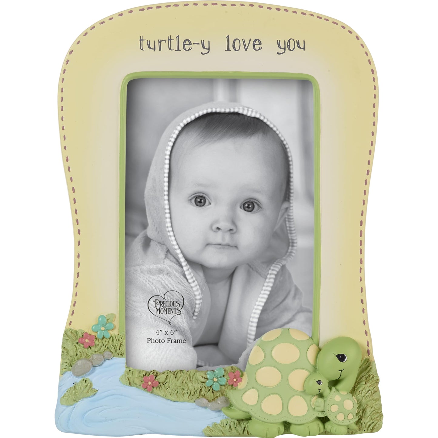 Precious Moments Hand-painted Resin Stegosaurus Dinosaur 4x6 Photo Frame