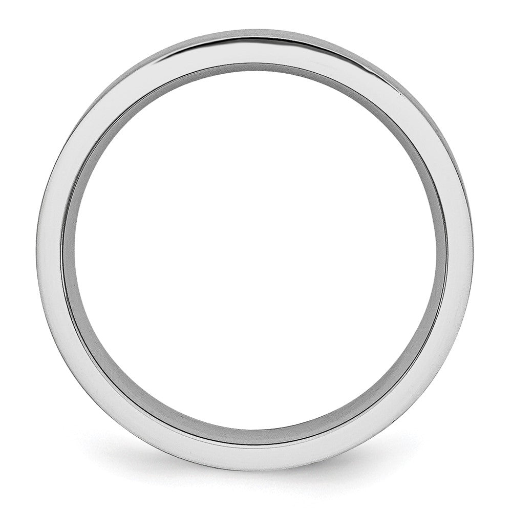 Cobalt Flat Satin 5mm Band Size - 7
