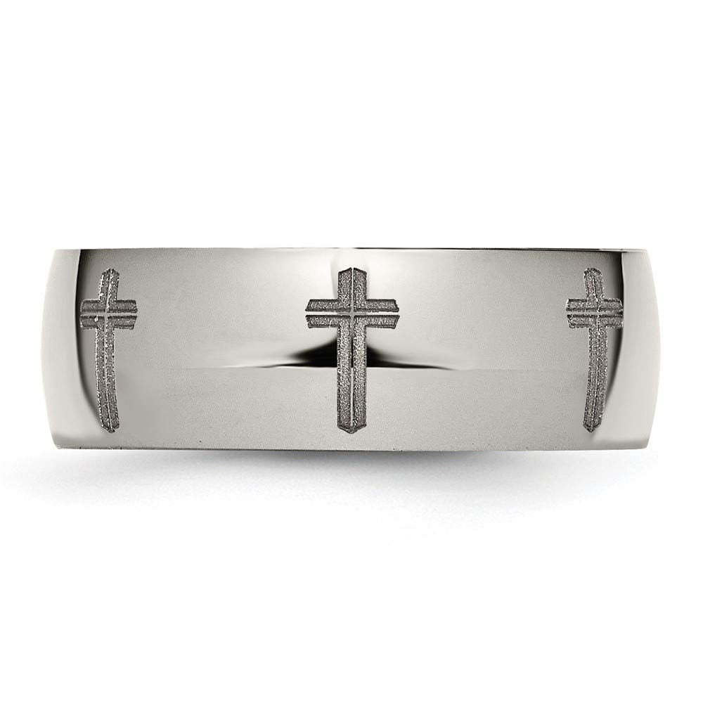 Titanium 8mm Polished Band