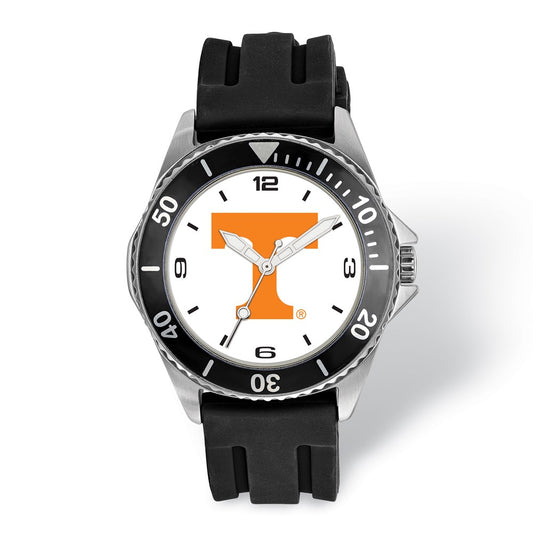 LogoArt University of Tennessee Knoxville Collegiate Gents Silicone Strap Quartz Watch QUTN169