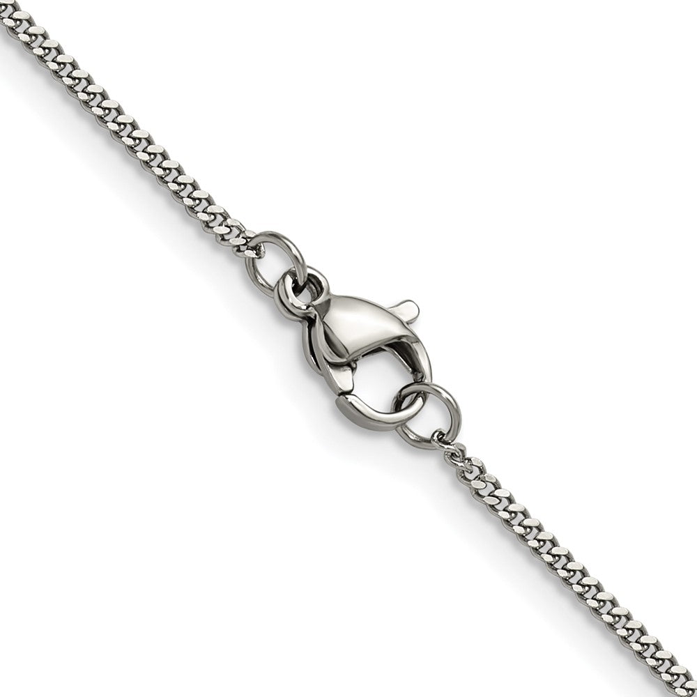 Chisel Stainless Steel Polished 1.5mm 24 inch Curb Chain