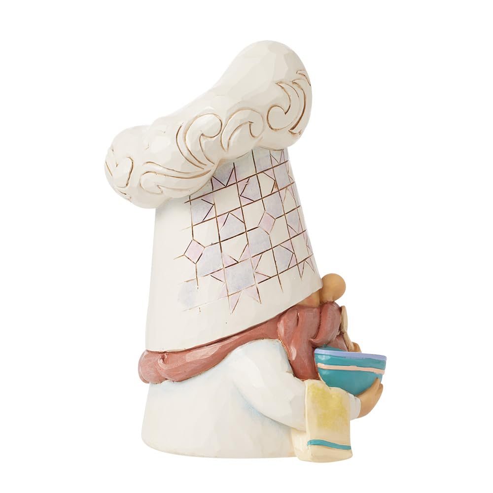 Enesco Jim Shore JS HWC Fig Chef Gnome, Figurine, 6in H