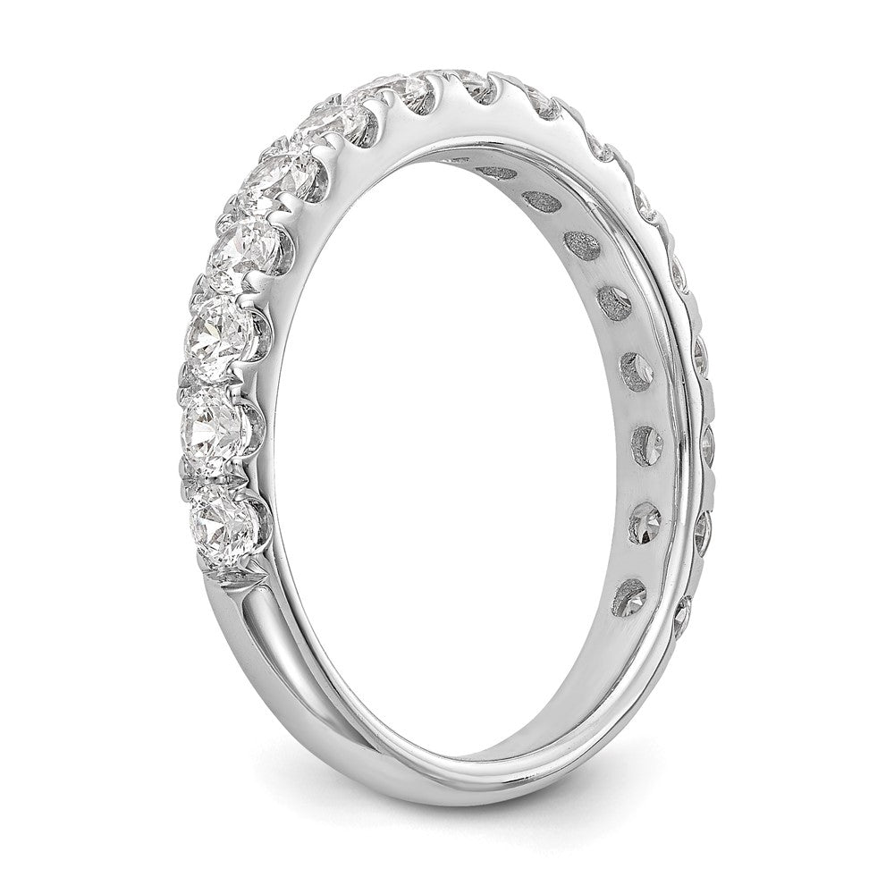 14k Two-tone 1/2 carat Lab Grown Diamond VS/SI+ G+ Complete Three Stone Engagement Ring