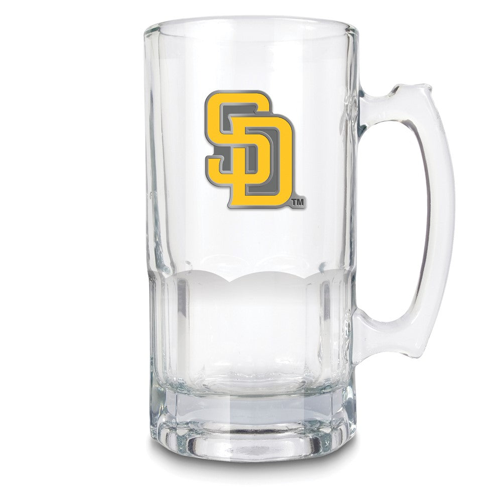 MLB San Diego Padres Glass 32 ounce Macho Mug