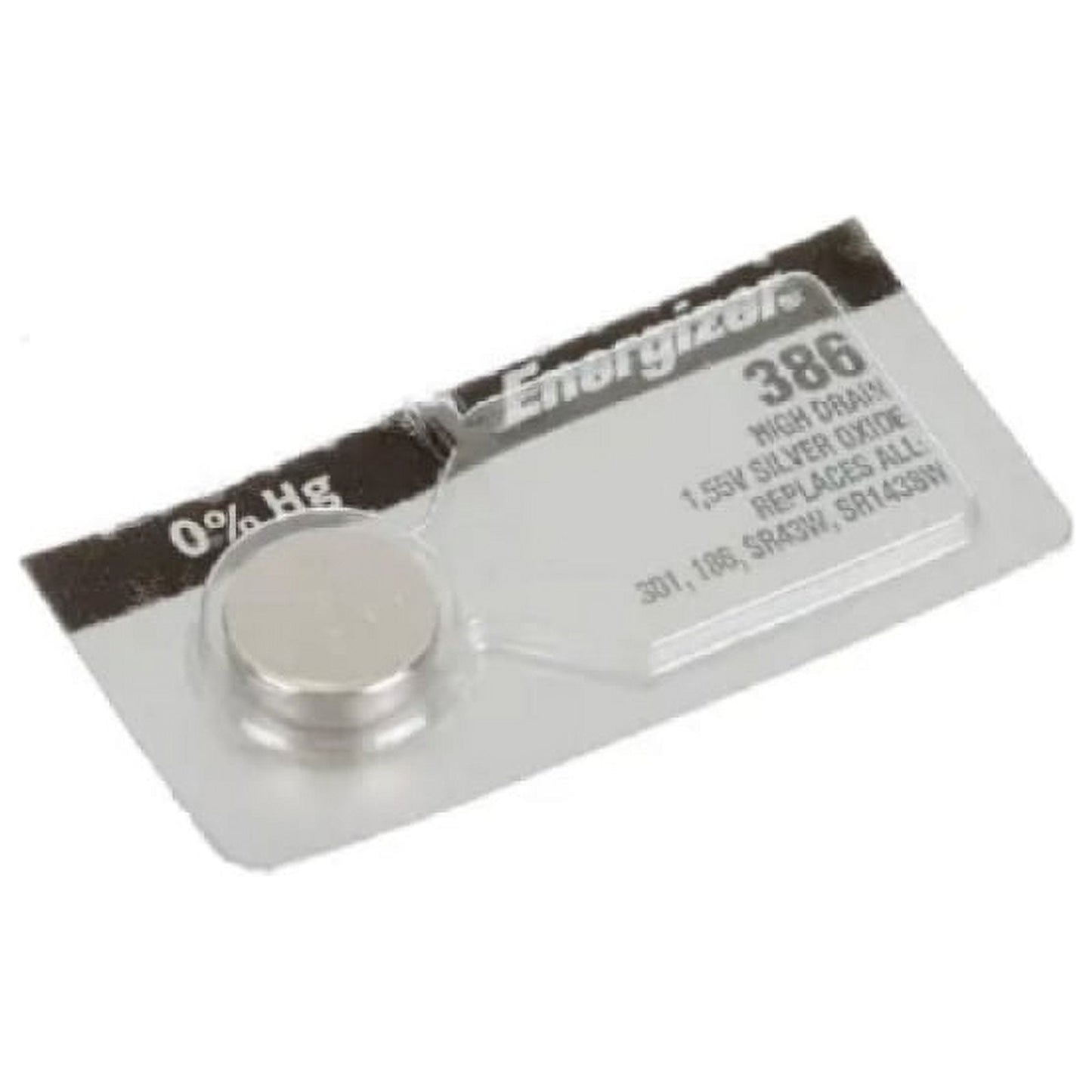 Replacement Battery for Energizer 386/301 (2-Pack) Replacement Battery