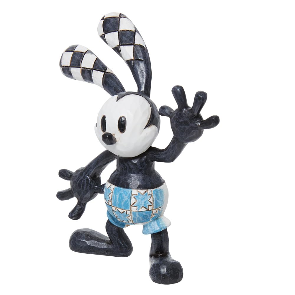 Jim Shore Oswald Mini - 3.75 Inch, Resin - Lucky Rabbit Disney Traditions 6013081