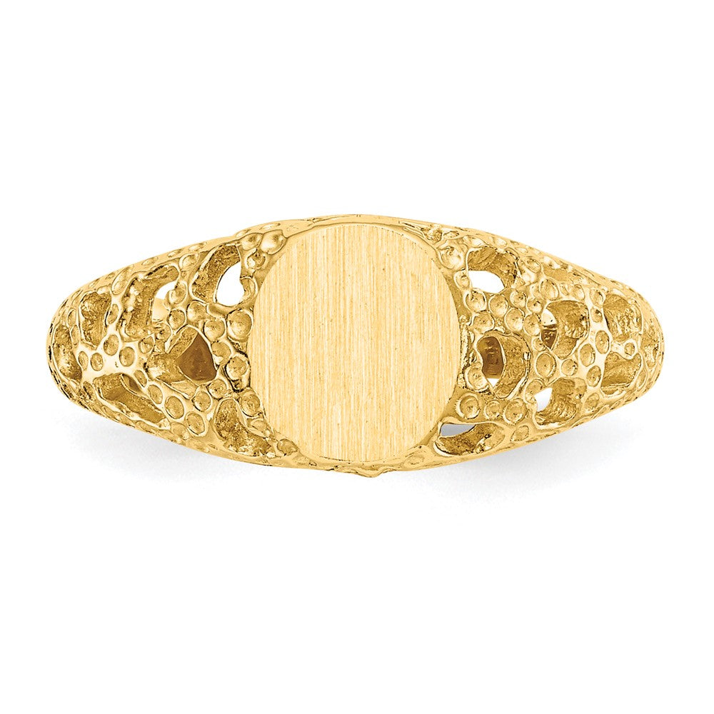 14k Signet Ring Size 3