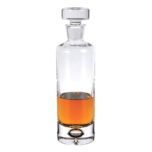 Galaxy European Mouth Blown Lead Free Crystal Decanter H11" 28 oz.