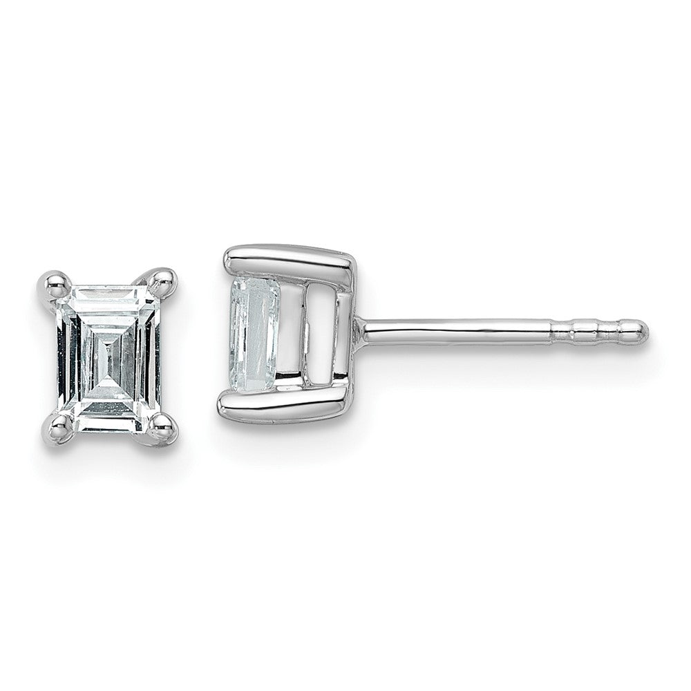 14kw 4.95x3.45mm Emerald Earring Mountings