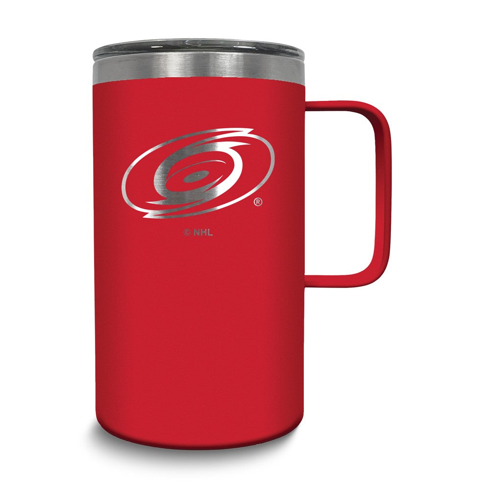 NHL Carolina Hurricanes Stainless Steel 18 oz. Hustle Mug with Lid