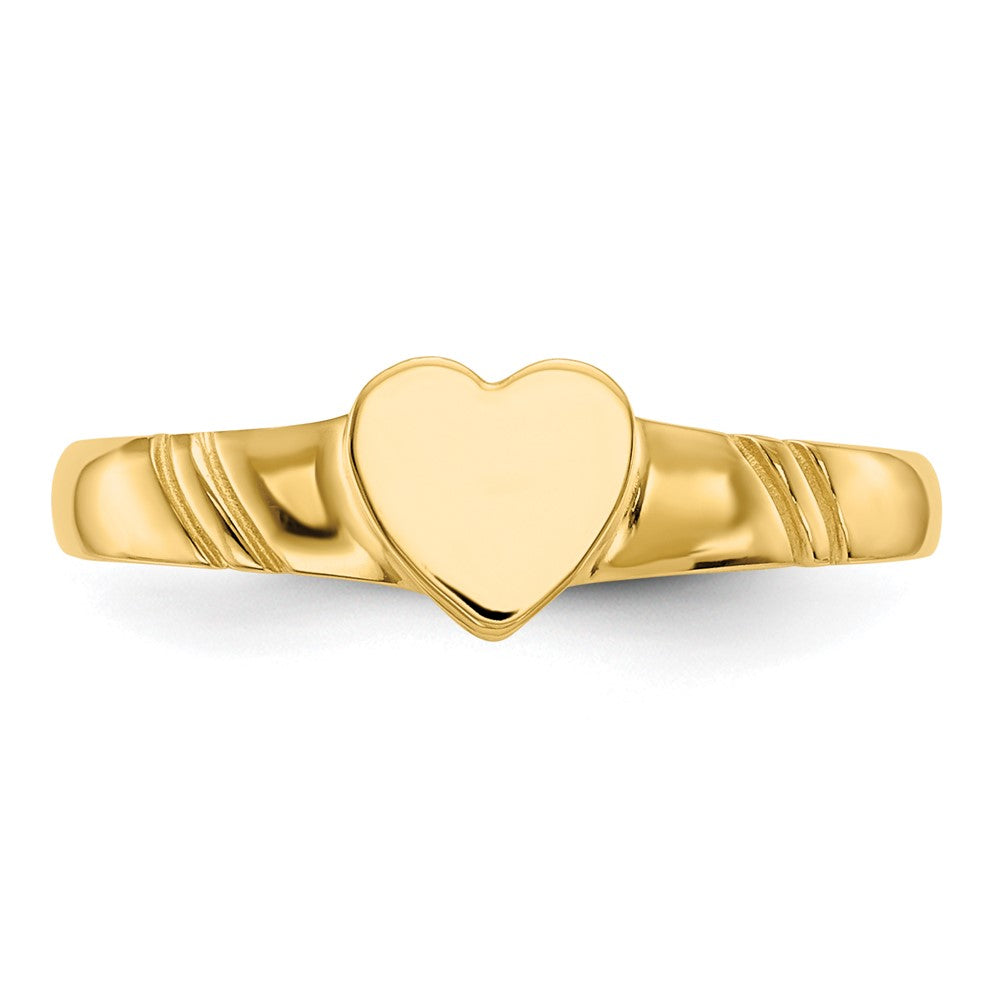 14k Children's Heart Ring Size 3
