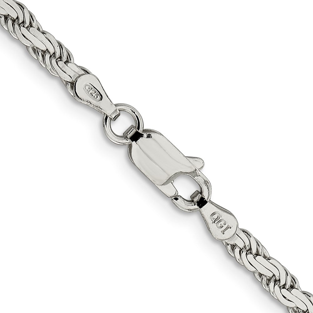 Sterling Silver 3.1mm Flat Rope Chain 16 Inches