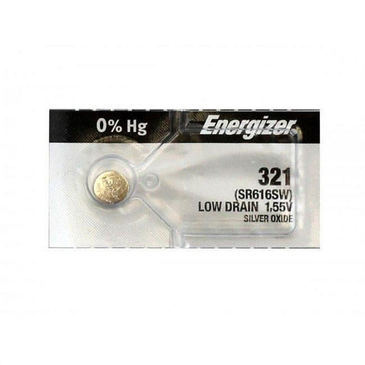 Pkg/(5) Type 315 Energizer Watch Batteries Tear Strip QWB315