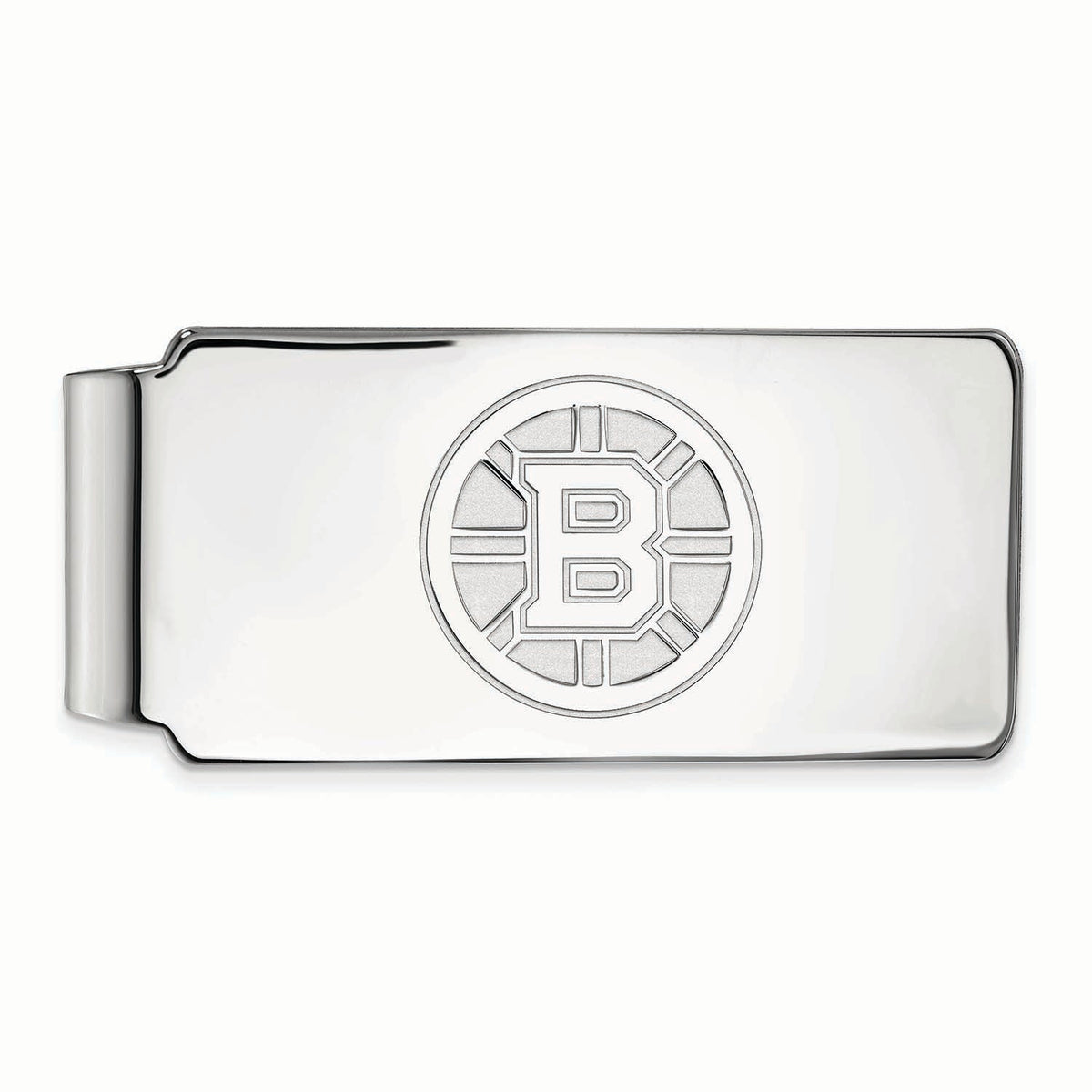 Logoart Nhl 925 Sterling Silver Boston Bruins Money Clip