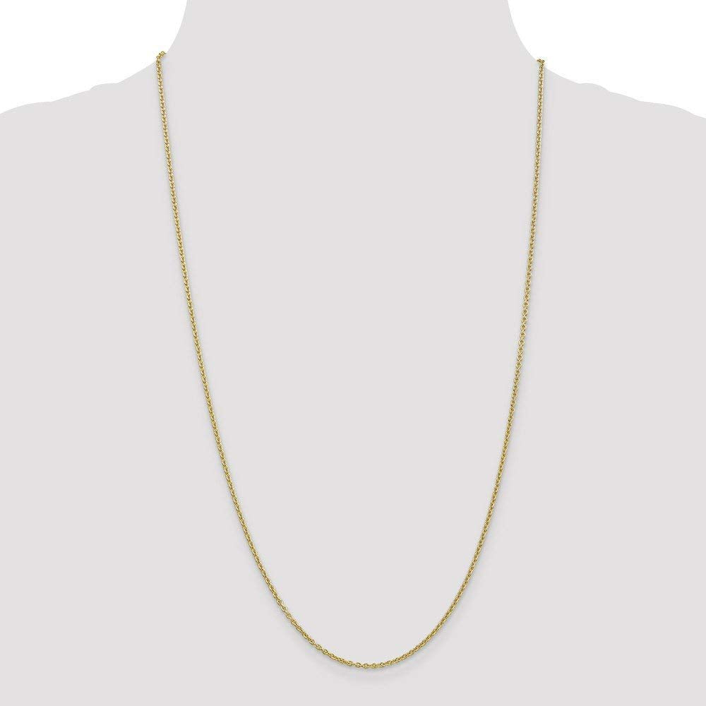 10k 1.8mm Forzantine Cable Chain Anklet