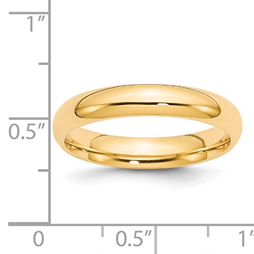 Primal Gold 14 Karat Yellow Gold 4mm Comfort-Fit Band
