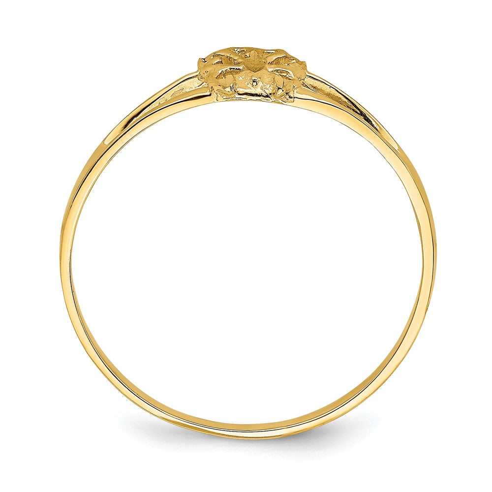 14K Mini Butterfly Ring Size 7