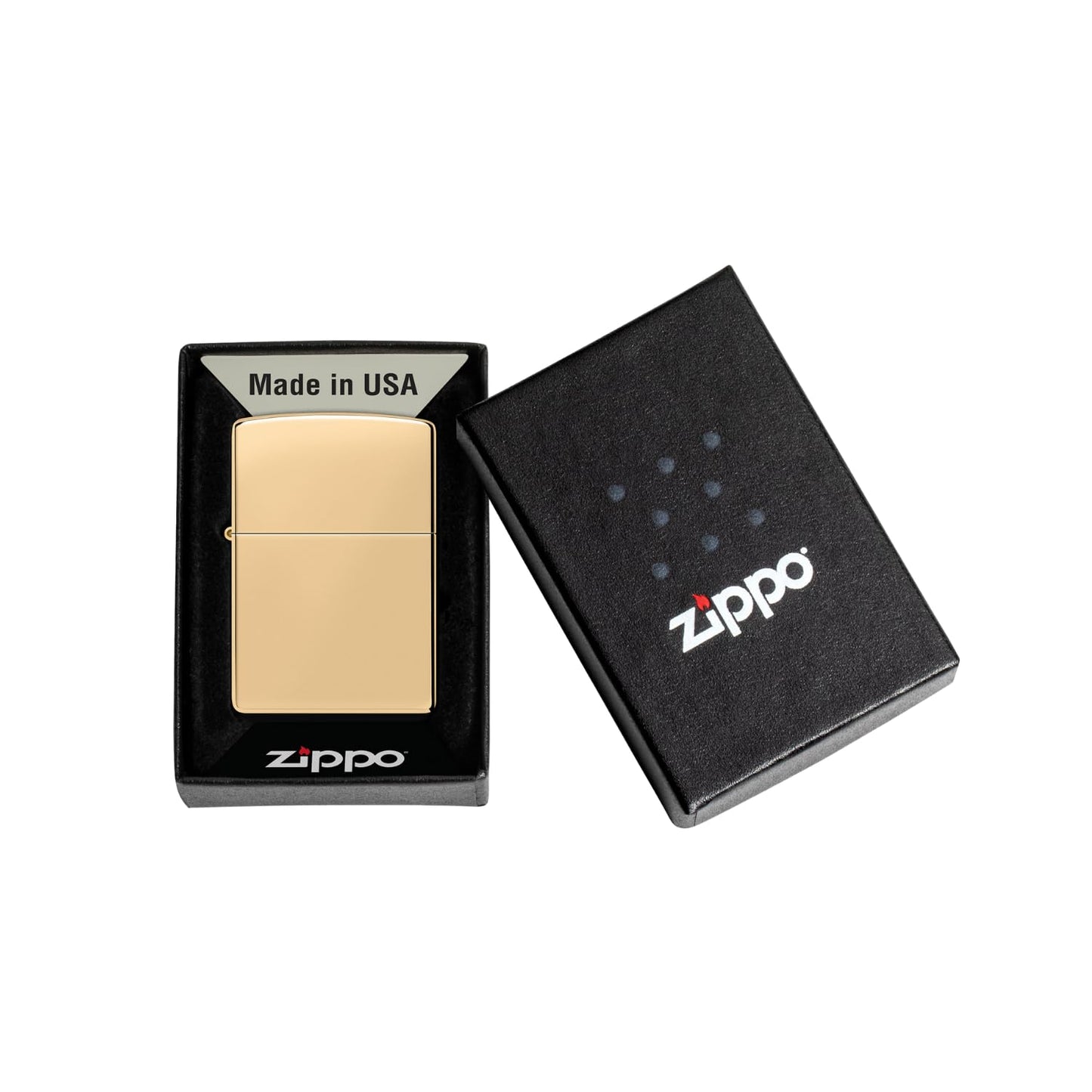 ZIPPO HIGH POLISH BRASS LIGHTER