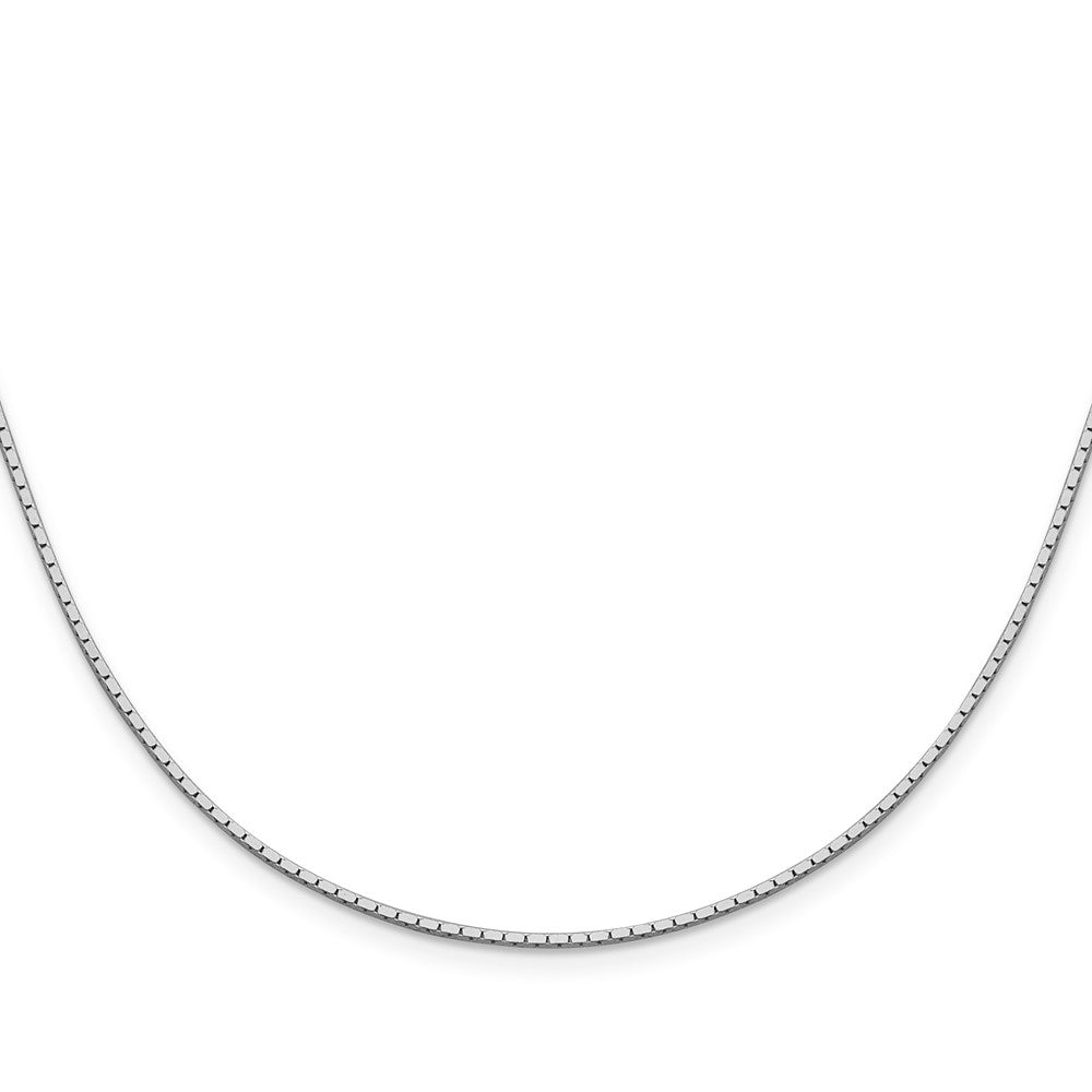 Sterling Silver 1.25mm Mirror Box Chain 20 Inches