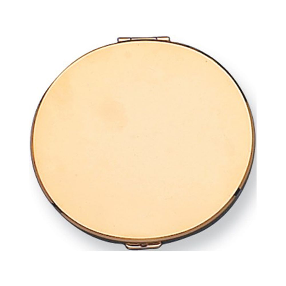 Gold-Tone Round Compact Mirror QGM2780