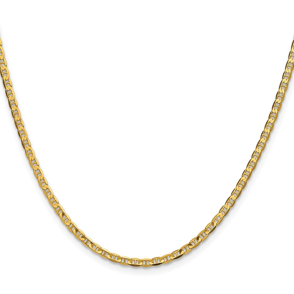 14k 2.4mm Concave Anchor Chain