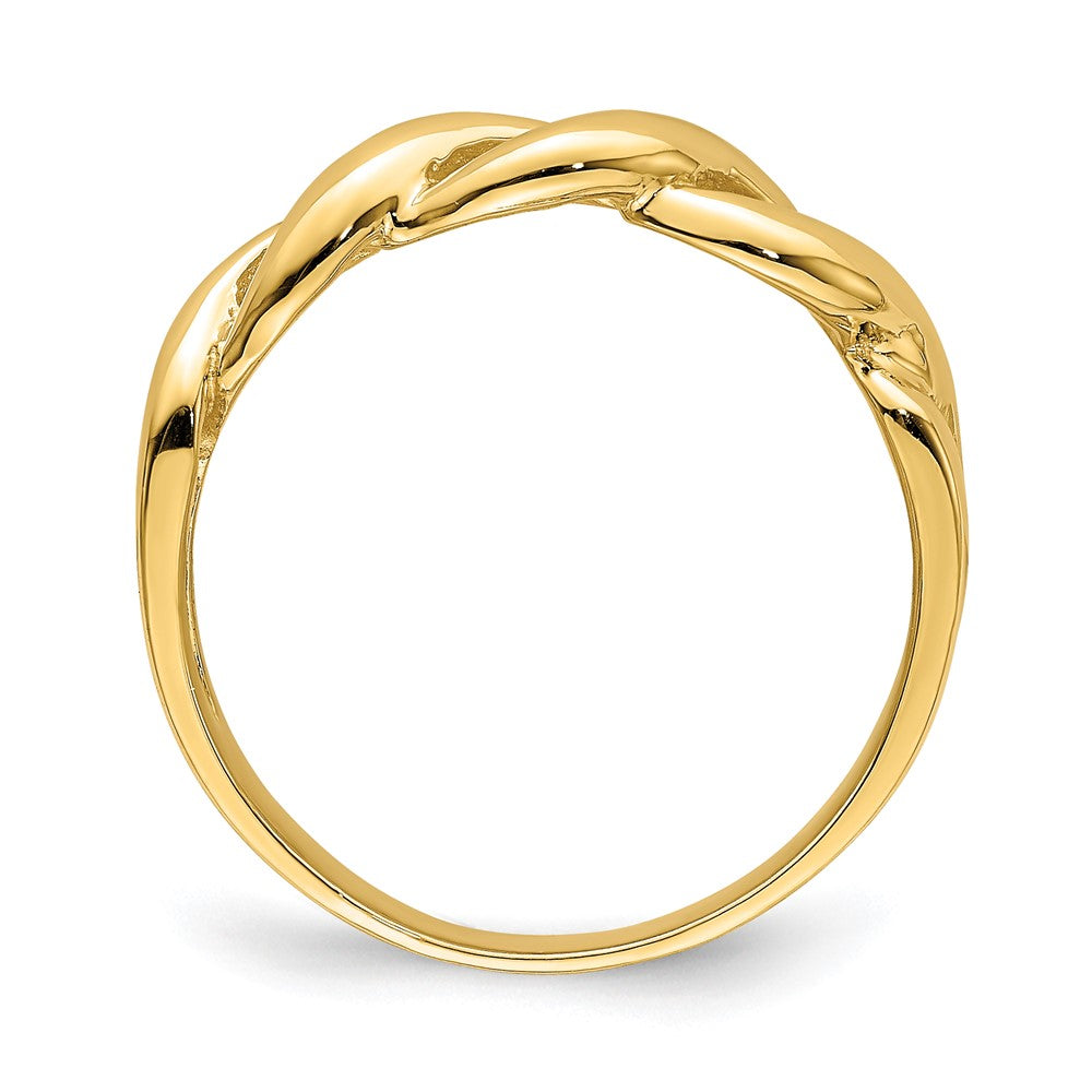 14k Freeform Knot Ring Size 6