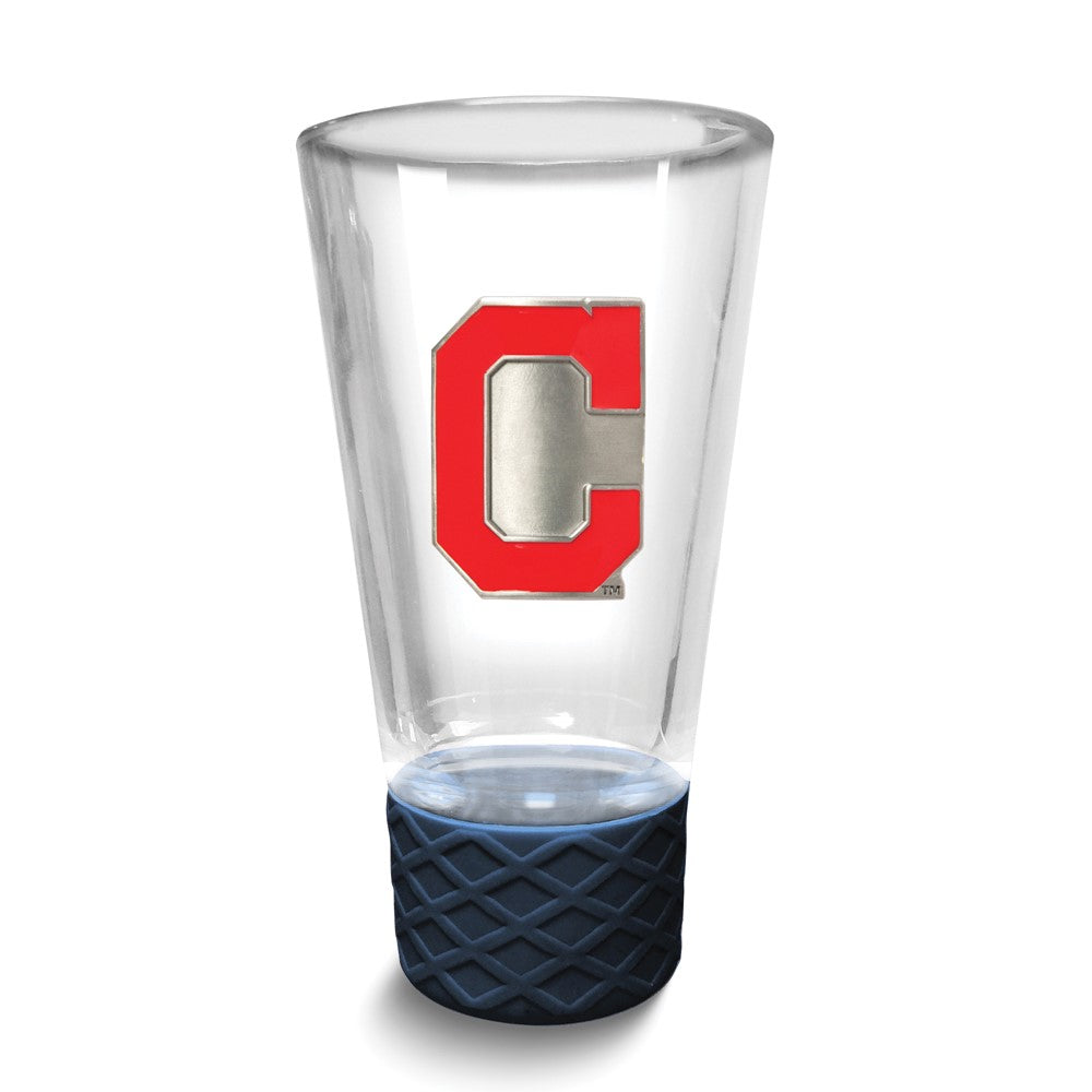 MLB Cleveland Indians Collectors 4 oz. Shot Glass with Silicone Base