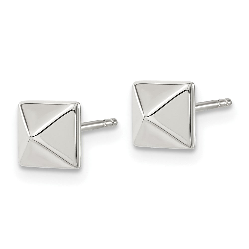 Stainless Steel Polished 6mm Stud Post Earrings