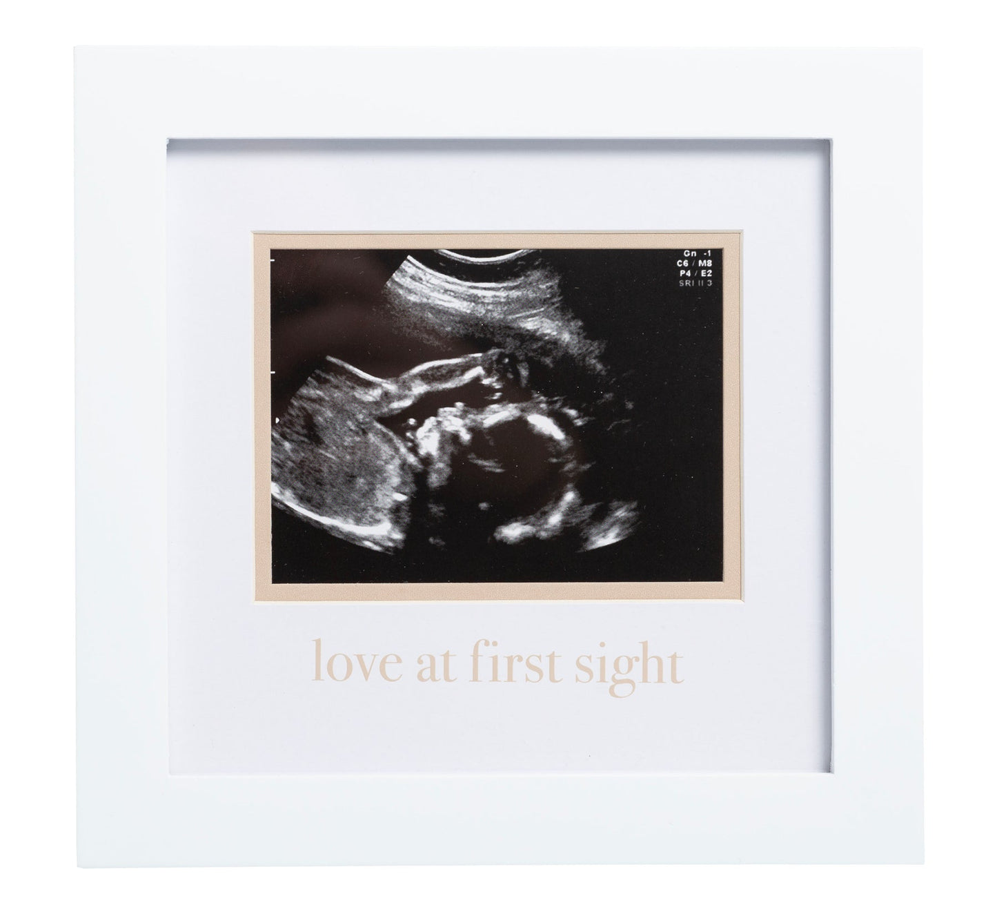 Pearhead "love at first sight" Sonogram Frame, White