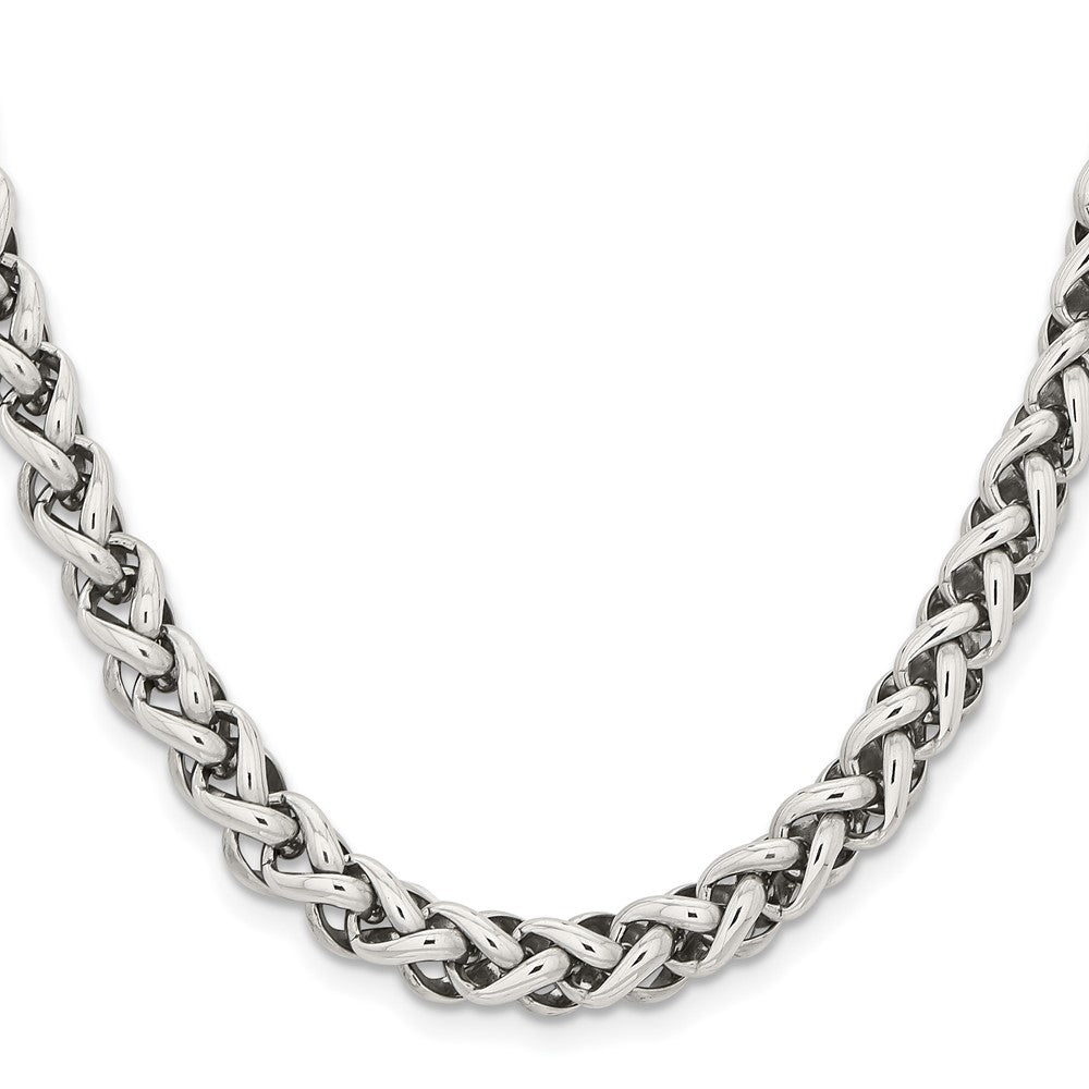 Stainless Steel Polished 18in Necklace