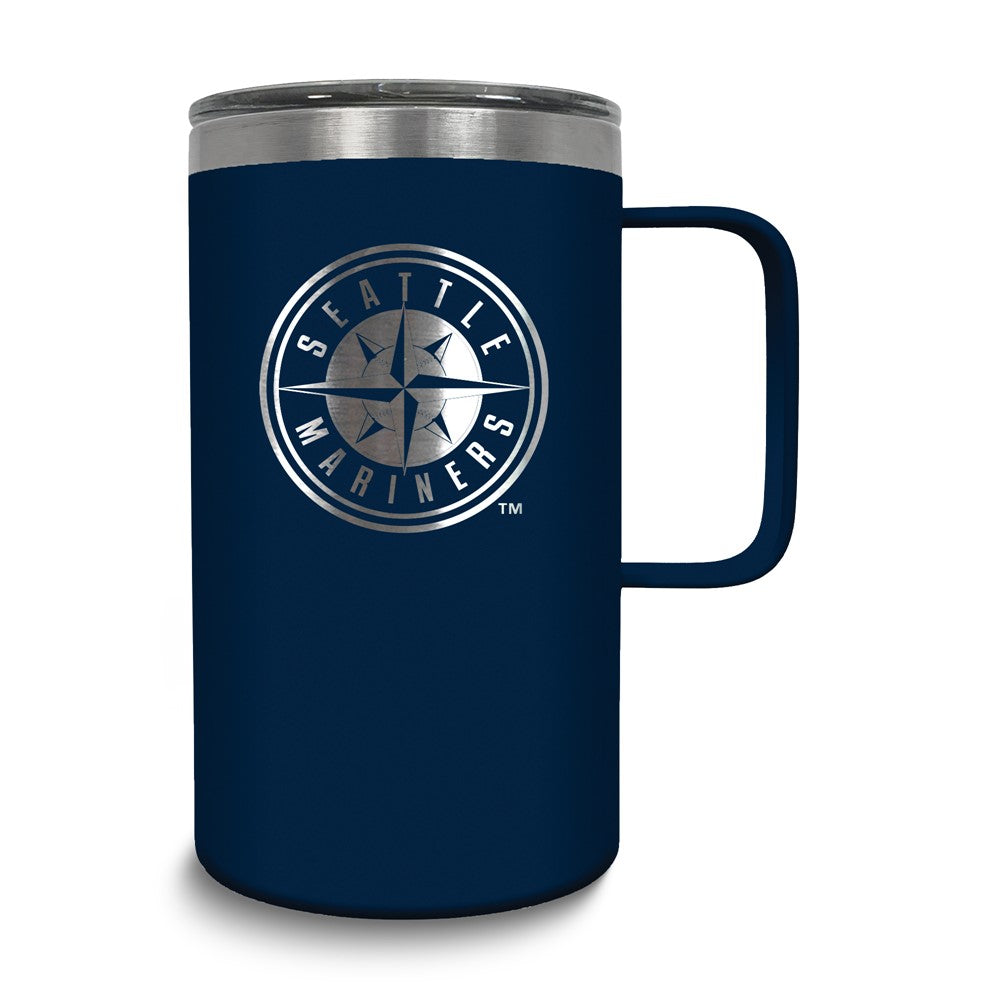 MLB Seattle Mariners Stainless Steel 18 oz. Hustle Mug with Lid