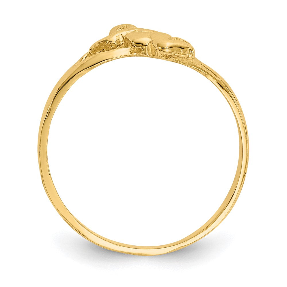 14k Angel Baby Ring Size 2