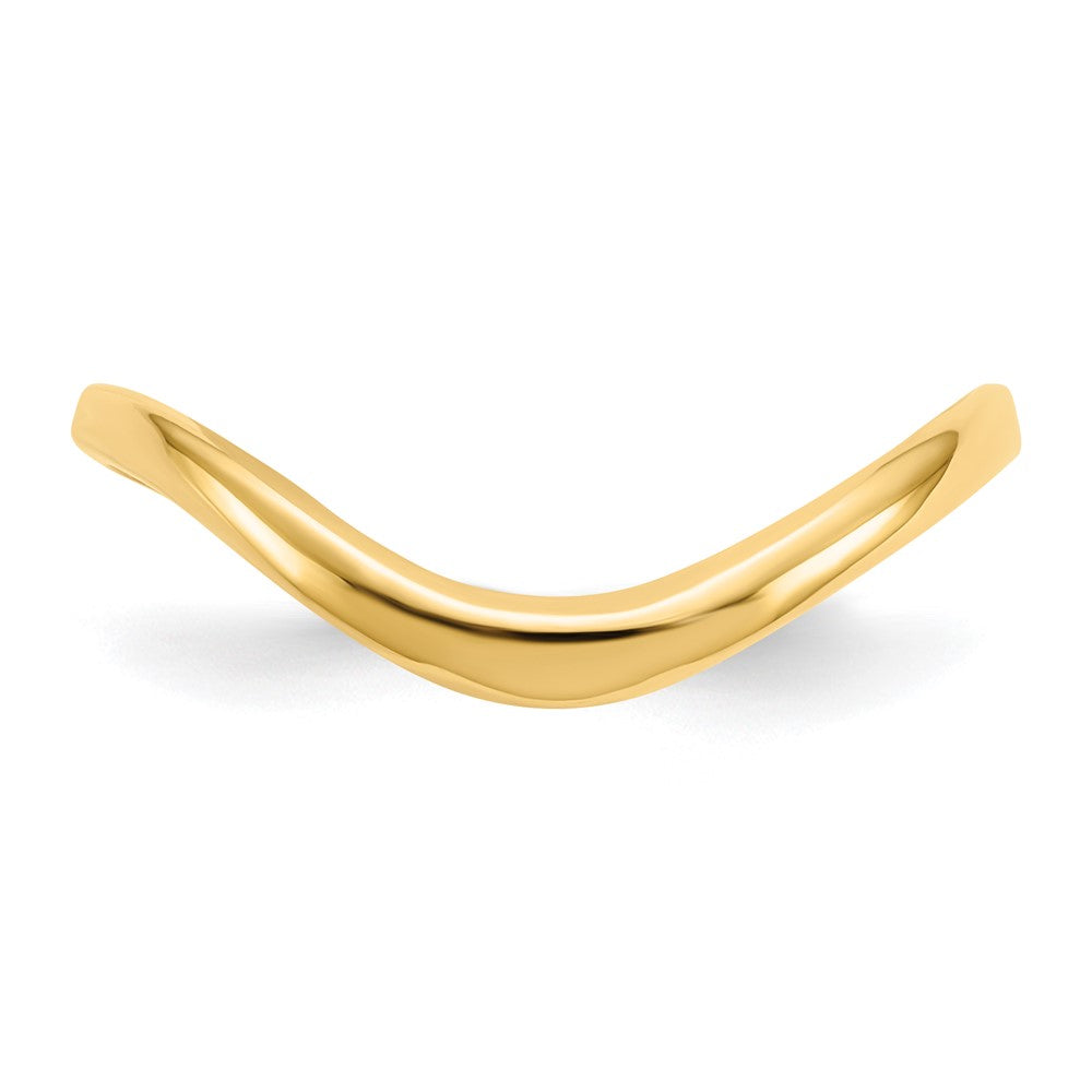 14K Wave Fashion Thumb Ring Size 9
