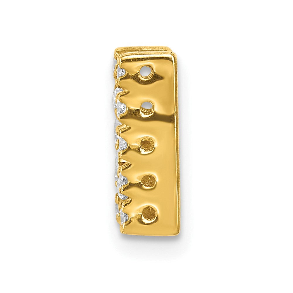 10K  Diamond Letter N Initial Charm