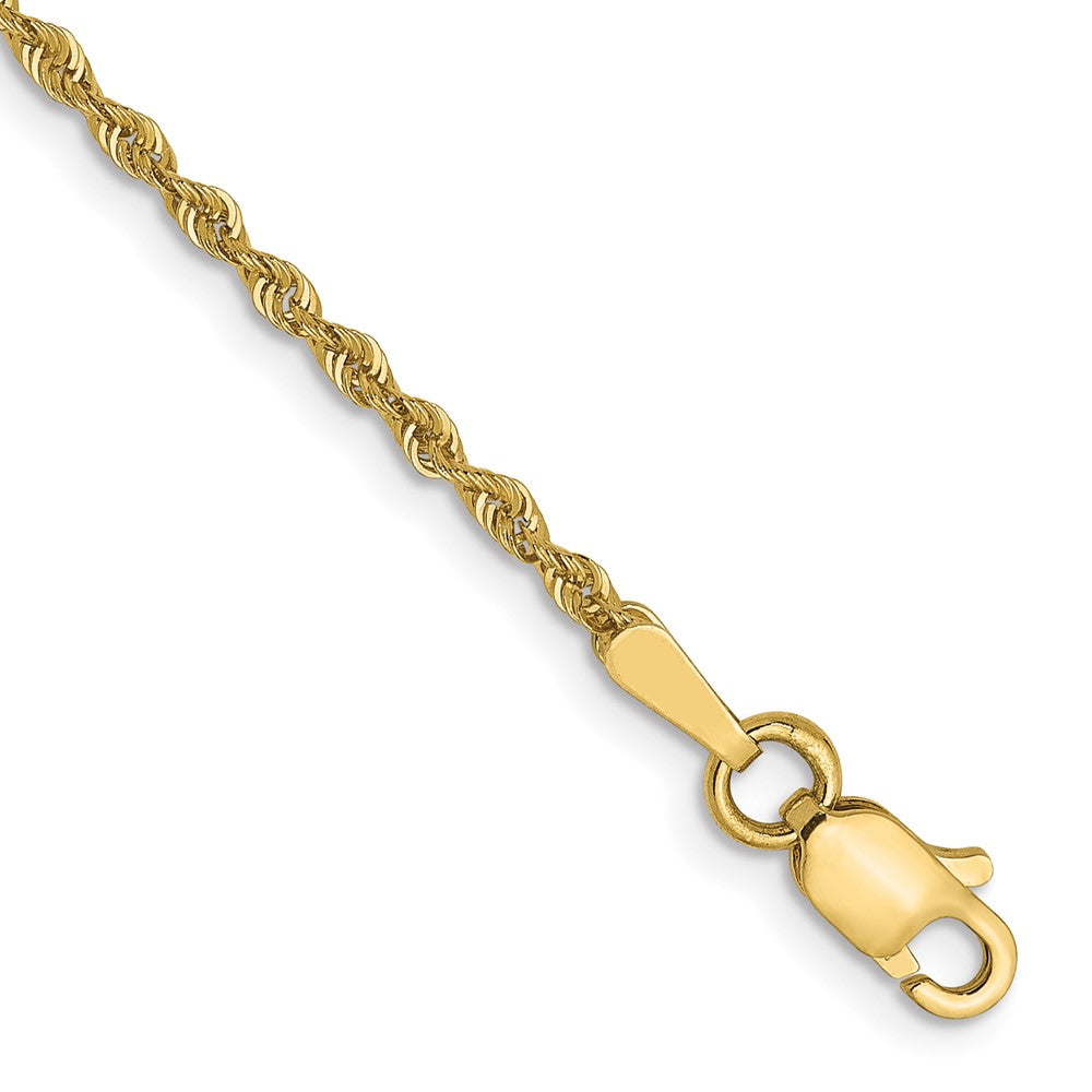 10k Gold 1.6mm Rope Style Chain
