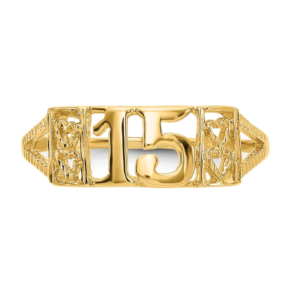 10k Yellow Gold 15 RING