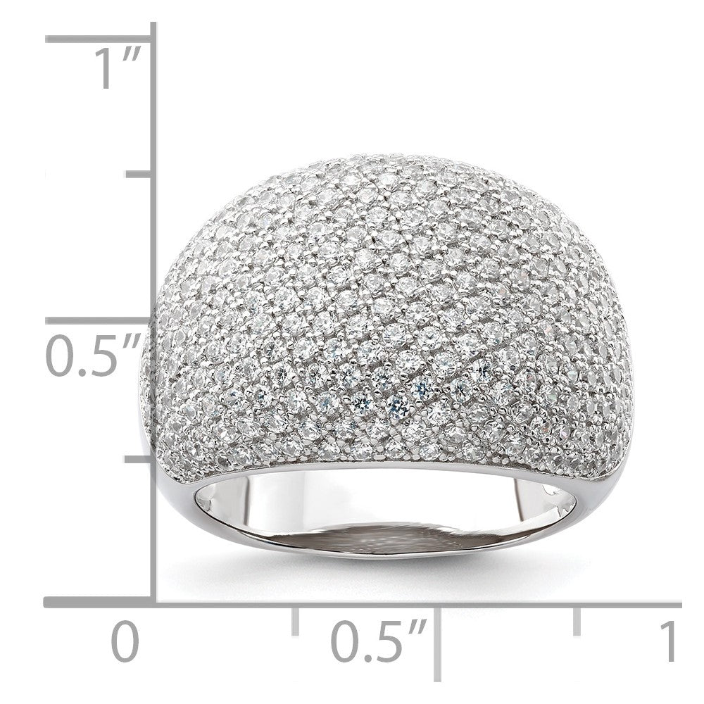 Sterling Silver & CZ Brilliant Embers Ring