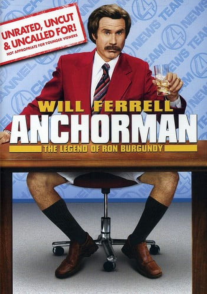 Anchorman: The Legend of Ron Burgundy (Unrated) (DVD), Dreamworks Video, Comedy