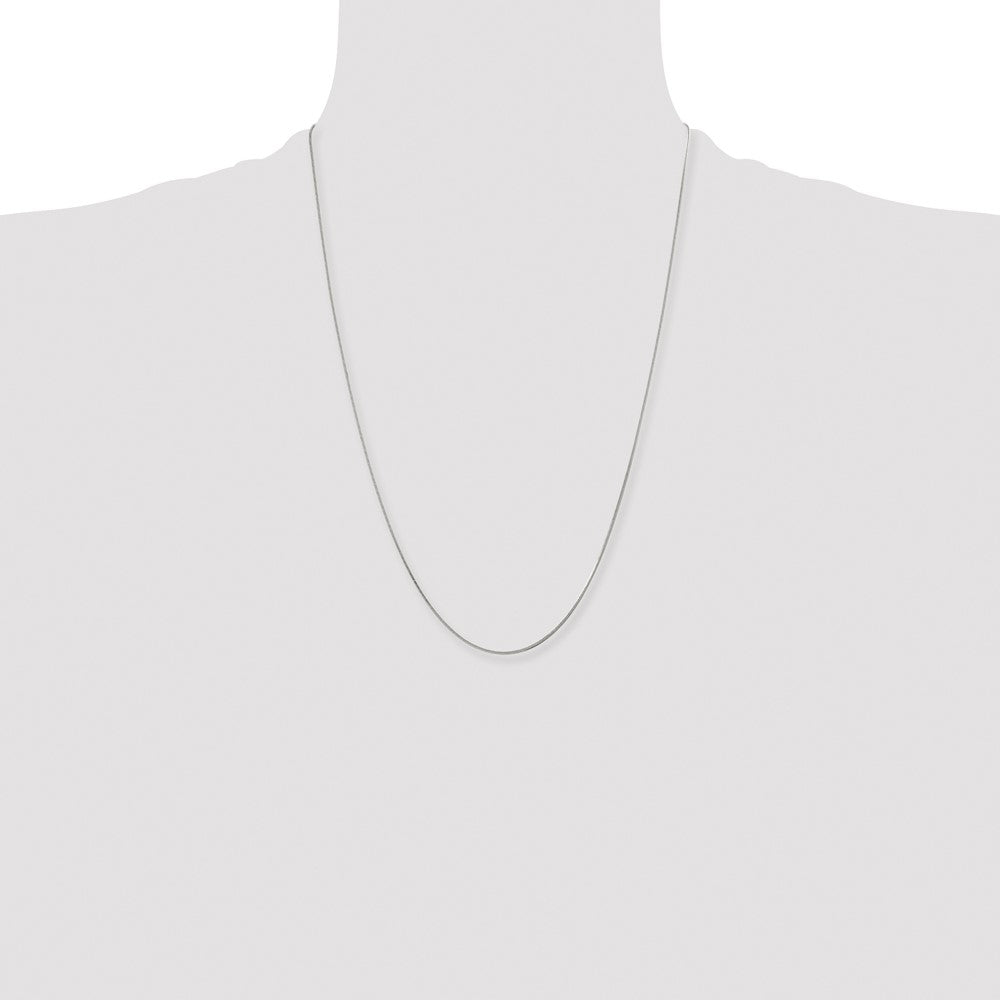 Stainless Steel Polished 1.2mm Square Snake 24in Chain